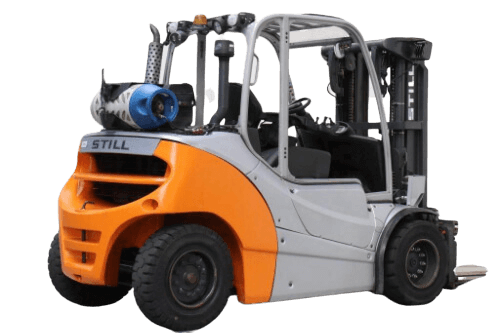 Heftruck met gas